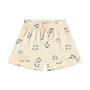 Molo Cream Shorts with Blue Accents